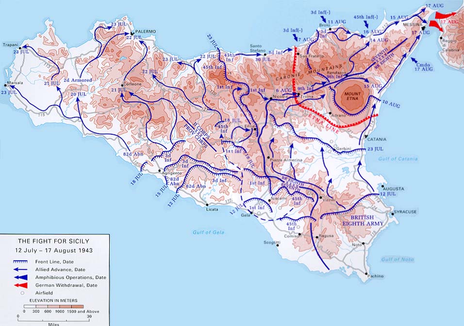 Sicilia, un primer paso en la invasión aliada de Italia